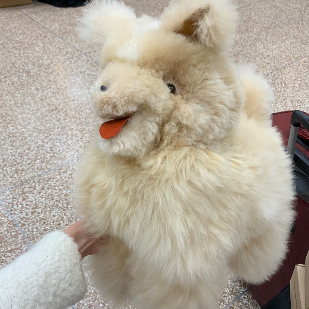 Alpaca fur luxury stuffed animal